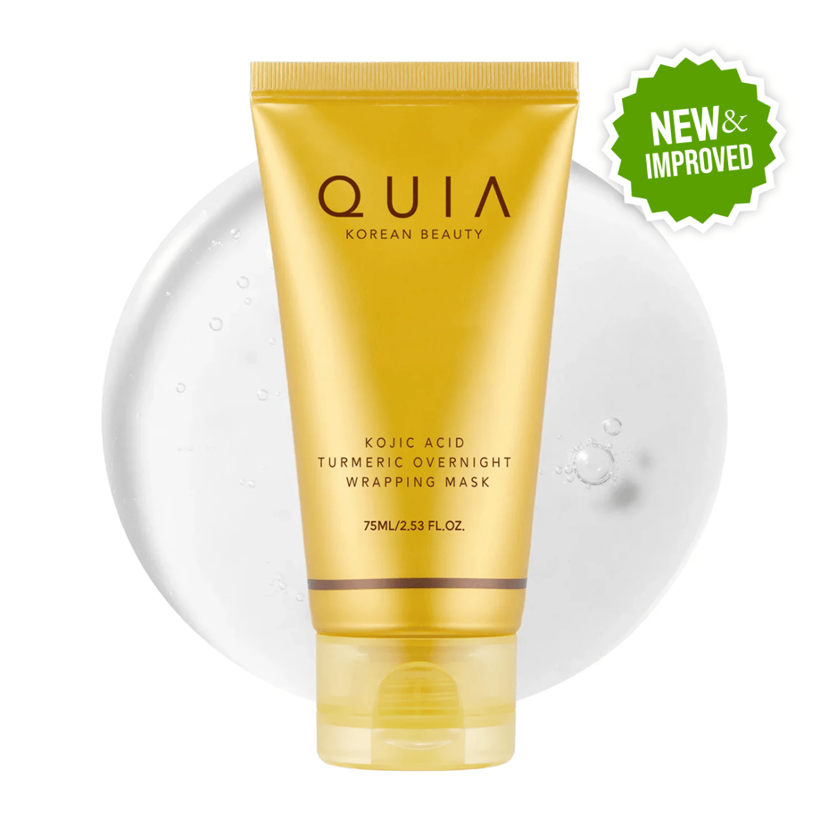 Kojic Acid Turmeric Night Wrapping Mask - Quia Korean Beauty