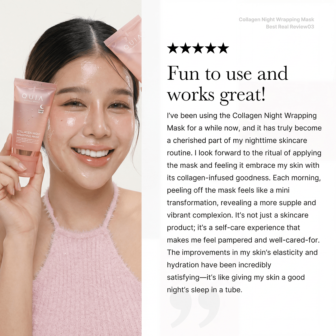 Korean Collagen Night Wrapping Mask - Quia Korean Beauty