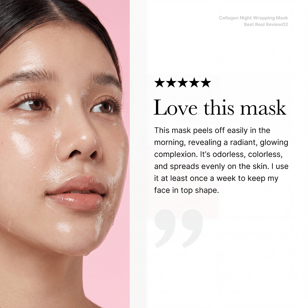 Korean Collagen Night Wrapping Mask - Quia Korean Beauty