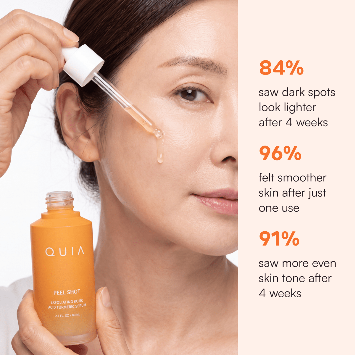 QUIA Peel Shot Kojic Acid Turmeric Serum - Quia Korean Beauty
