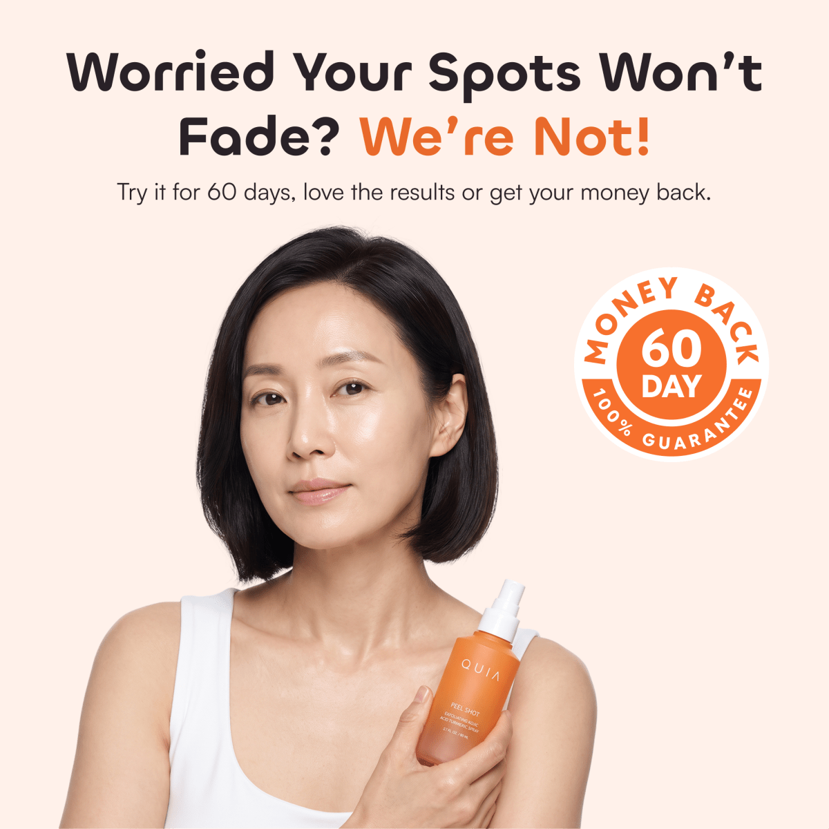 QUIA Peel Shot Kojic Acid Turmeric Spray - Quia Korean Beauty