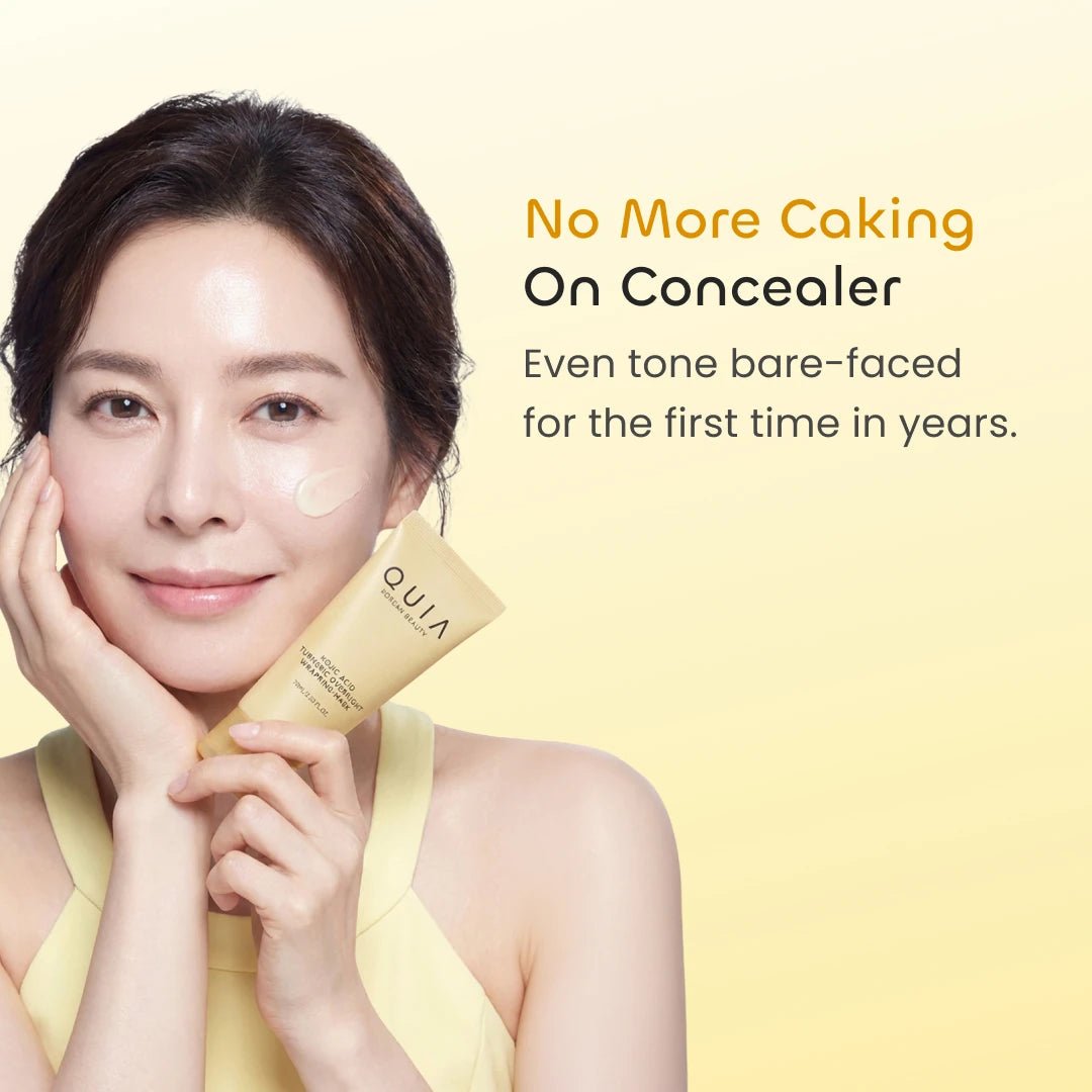 Quia Turmeric & Kojic Acid Overnight Mask - Quia Korean Beauty