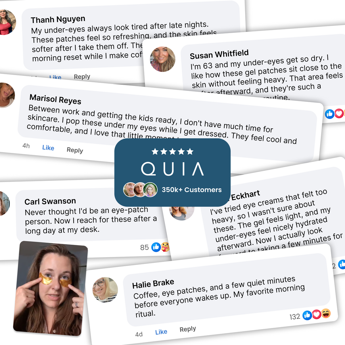 QUIA Retinol Eye Patches