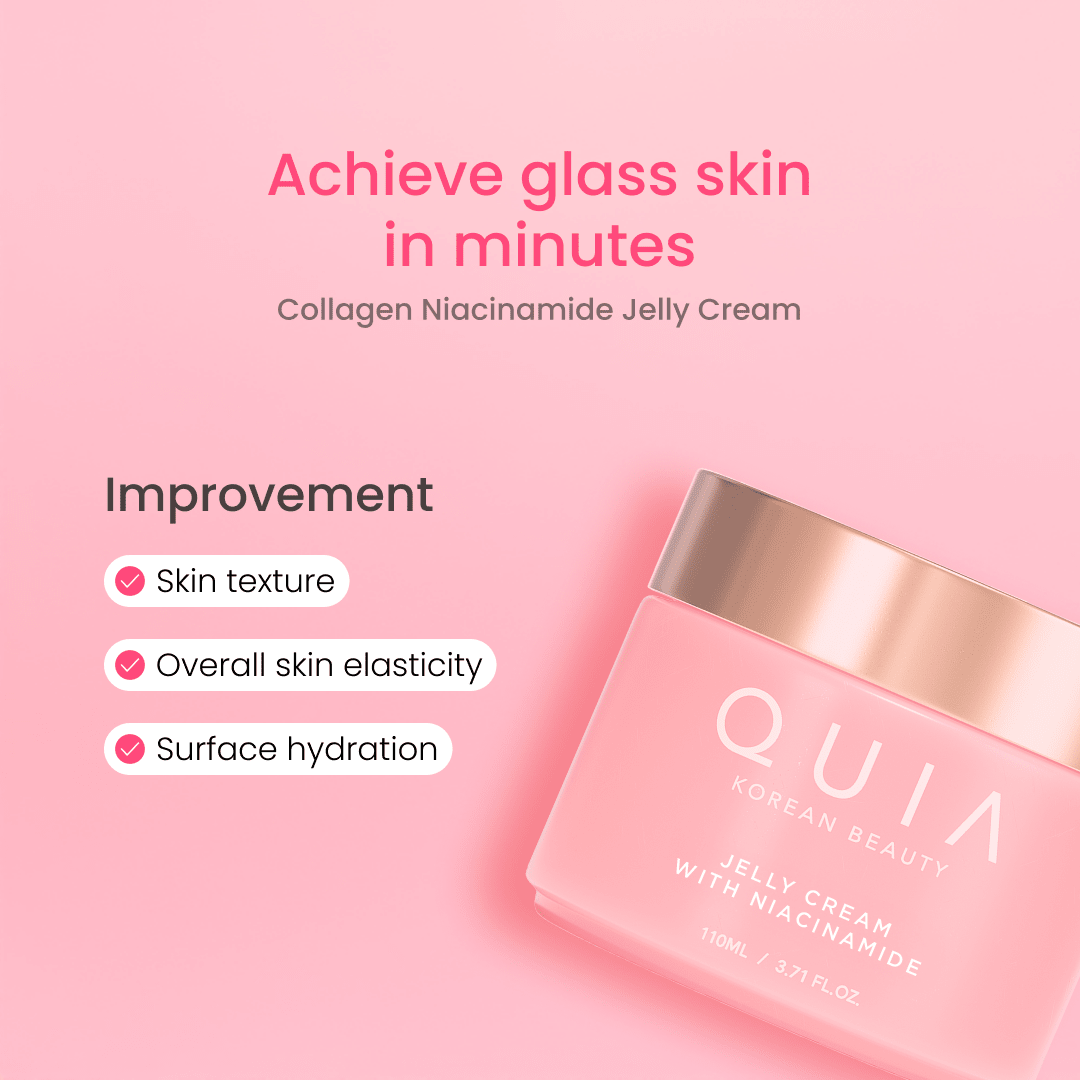 Collagen Jelly Cream with Niacinamide - Quia Korean Beauty