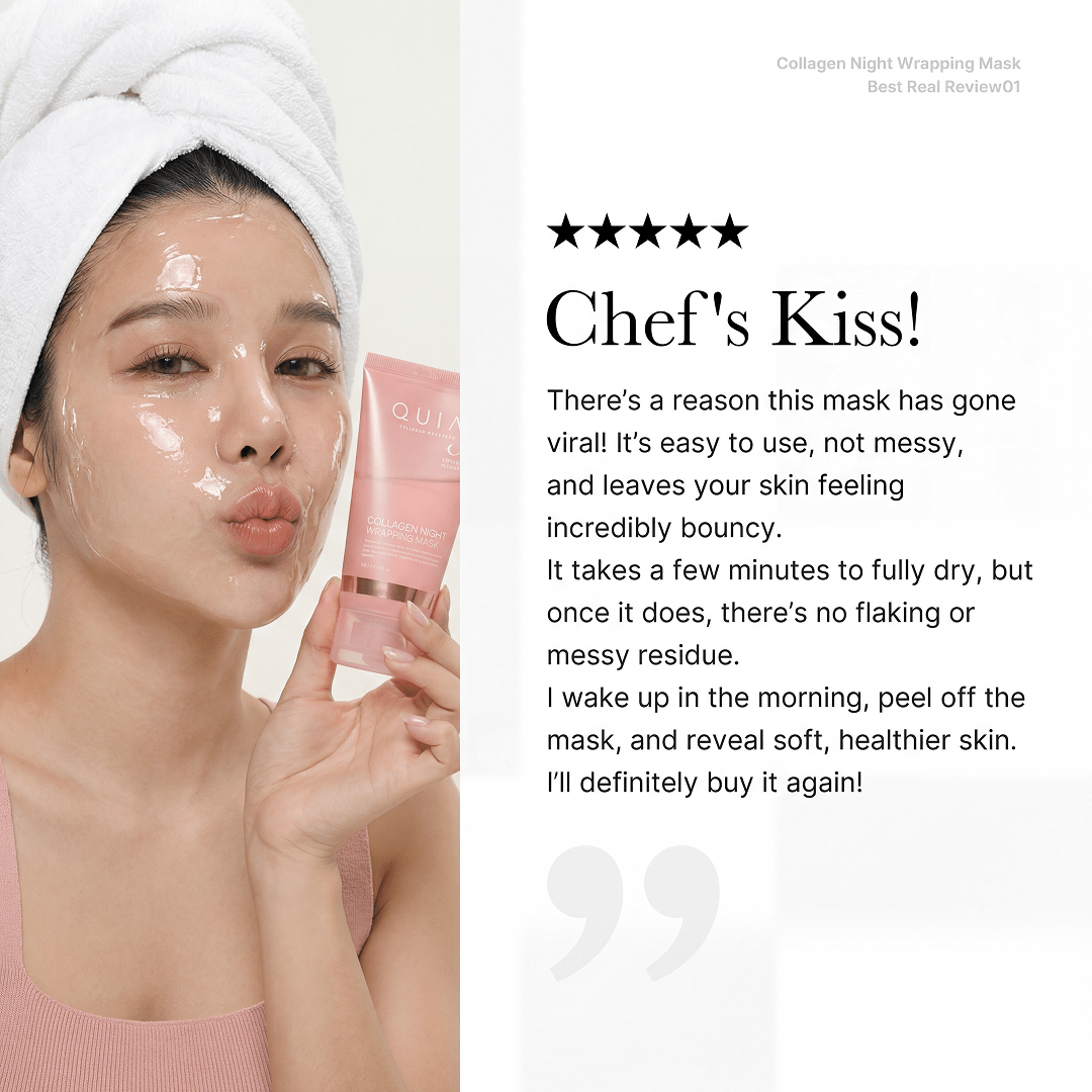 Korean Collagen Night Wrapping Mask - Quia Korean Beauty