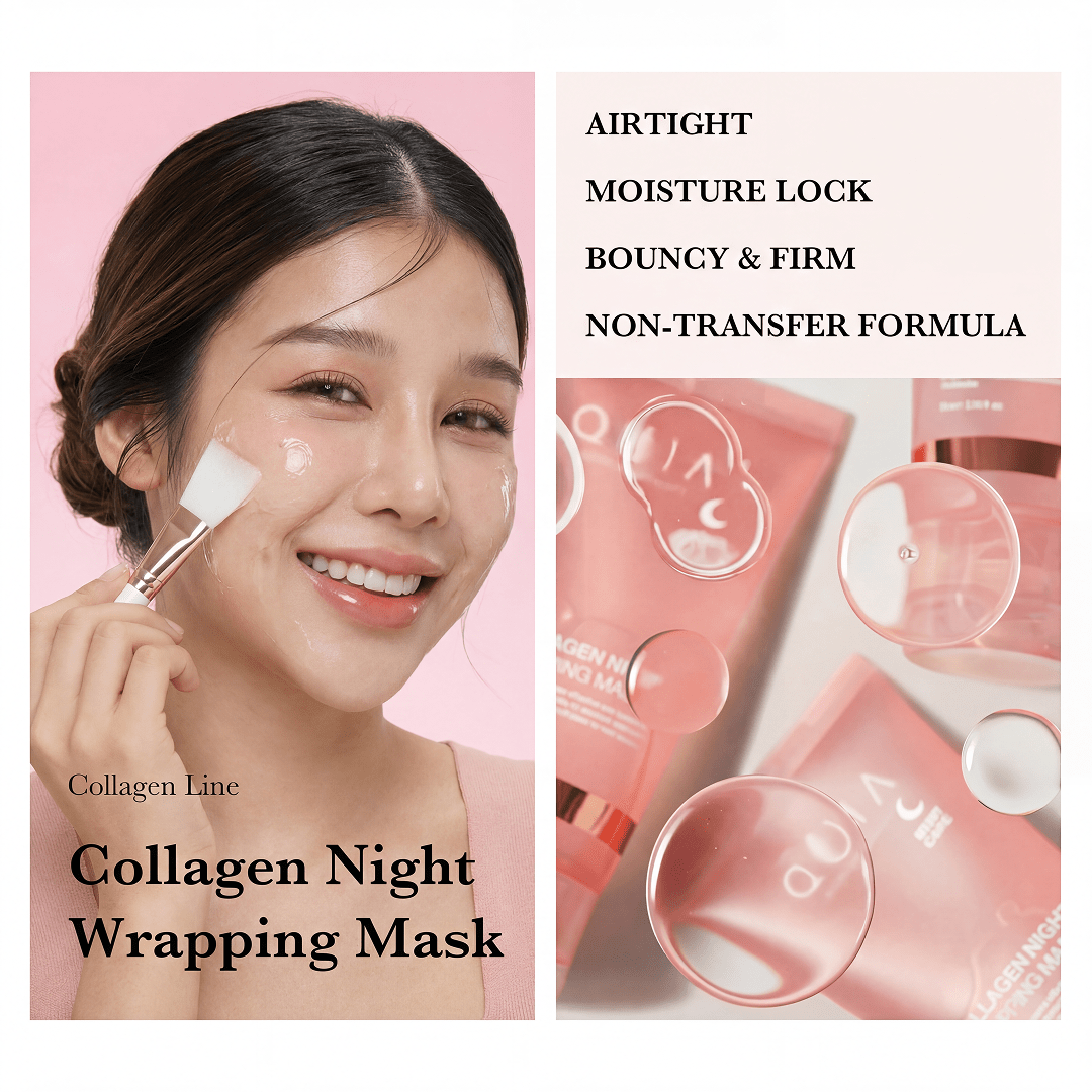 Korean Collagen Night Wrapping Mask - Quia Korean Beauty