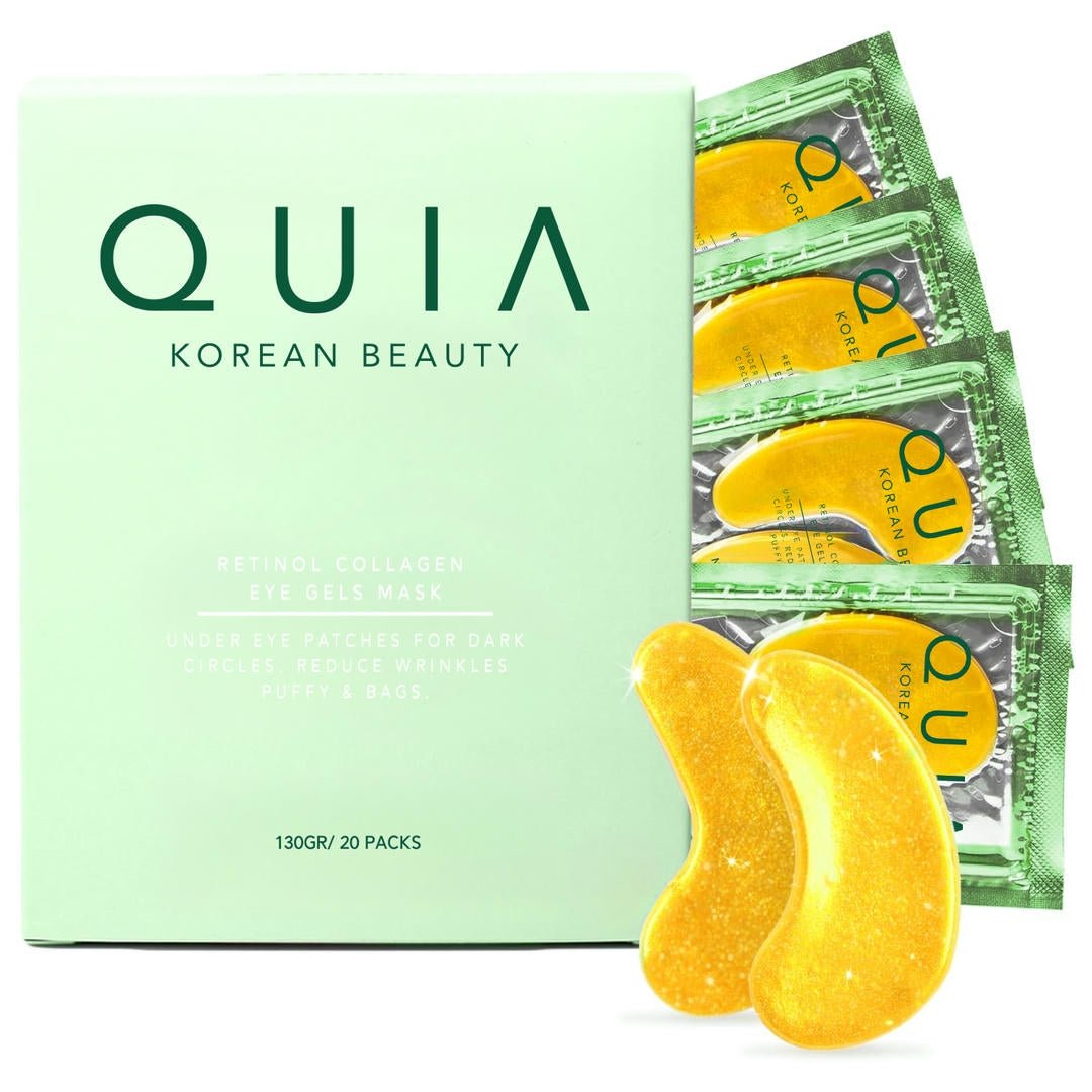 Quia Collagen Eye Patches for Dark Circles & Puffiness - Quia Korean Beauty