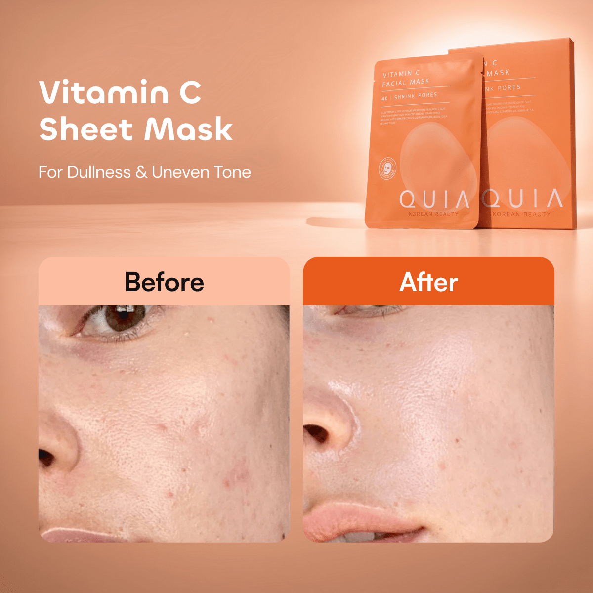 QUIA Hyaluronic Acid Facial Mask - Quia Korean Beauty