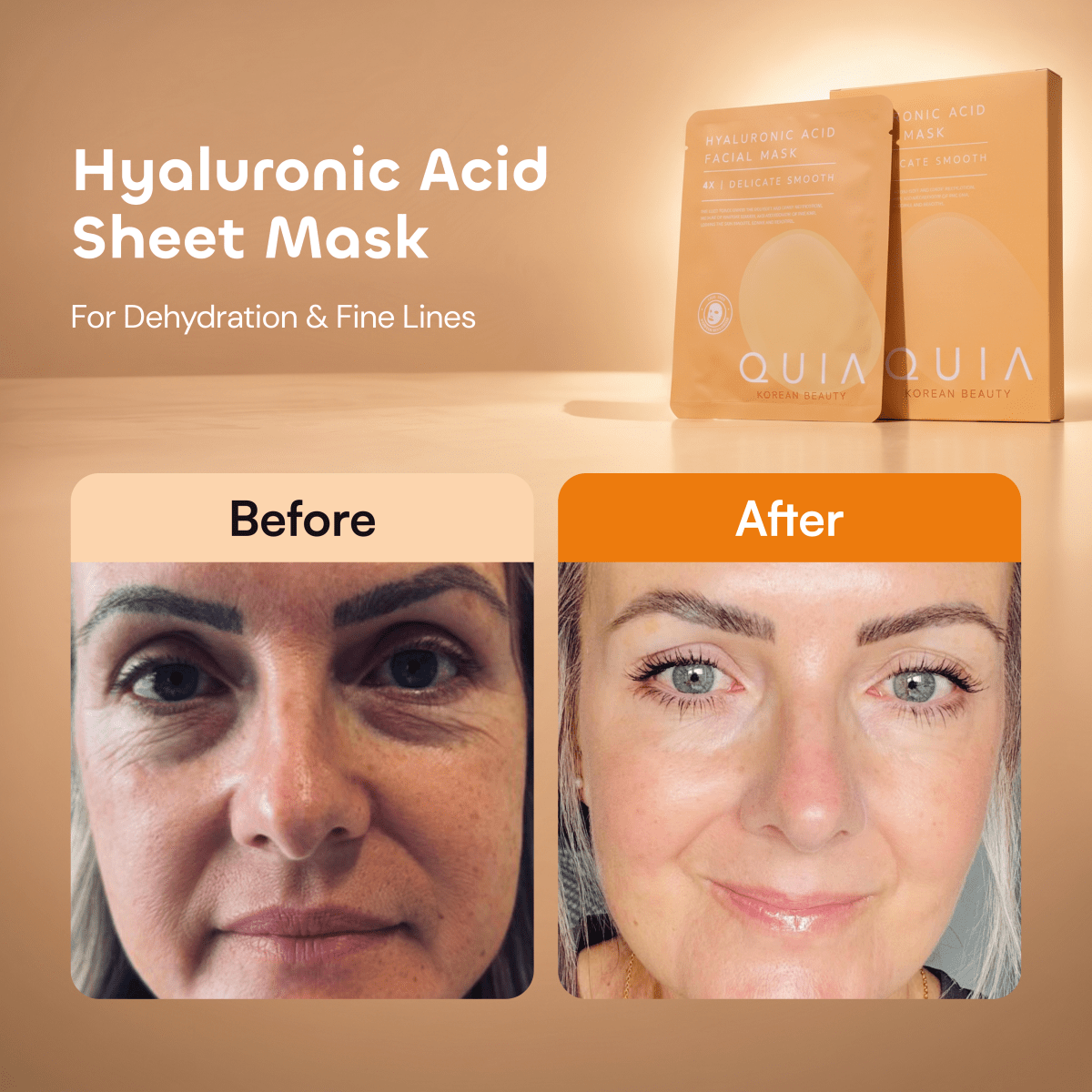 QUIA Hyaluronic Acid Facial Mask - Quia Korean Beauty