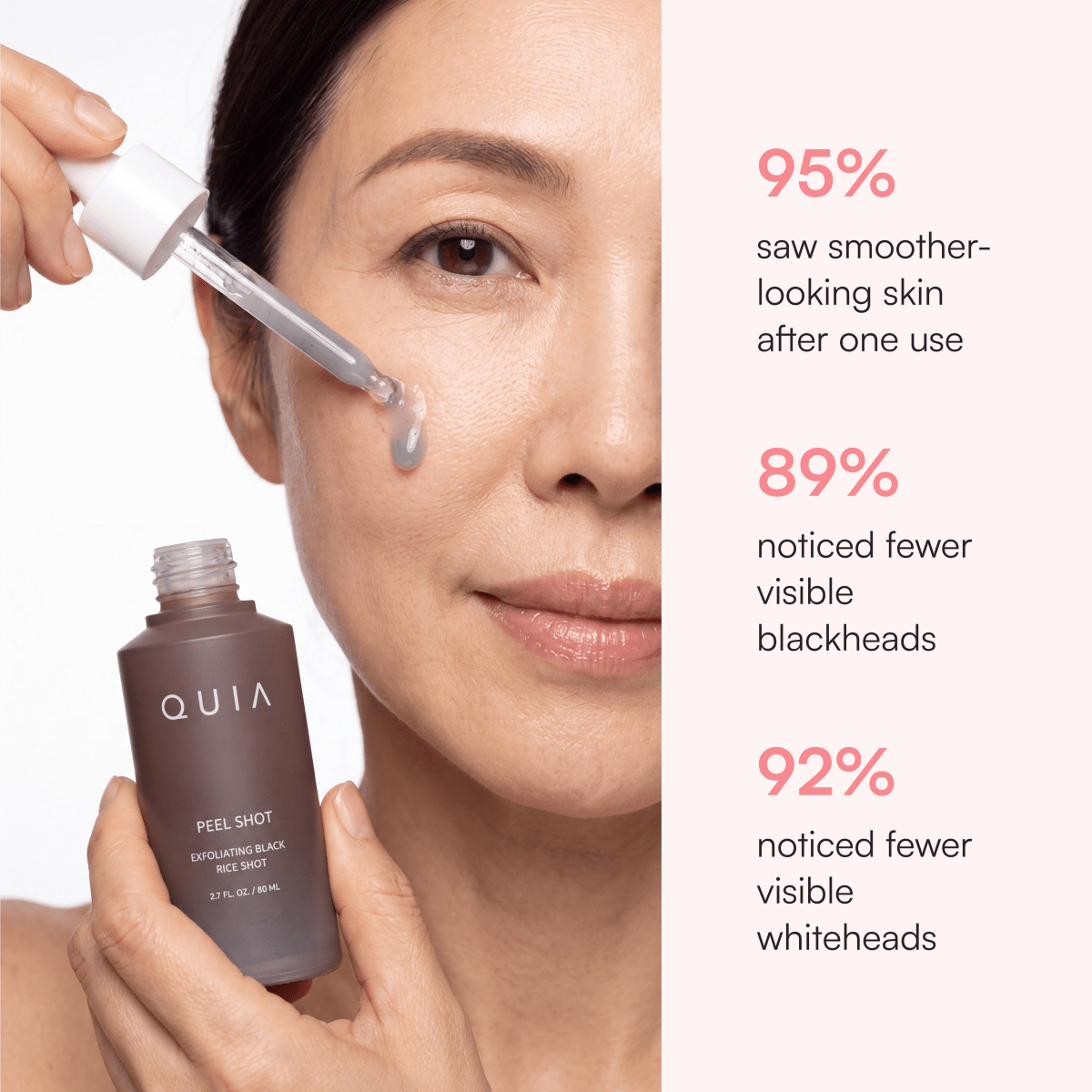 QUIA Peel Shot Exfoliating Rice Shots - Quia Korean Beauty