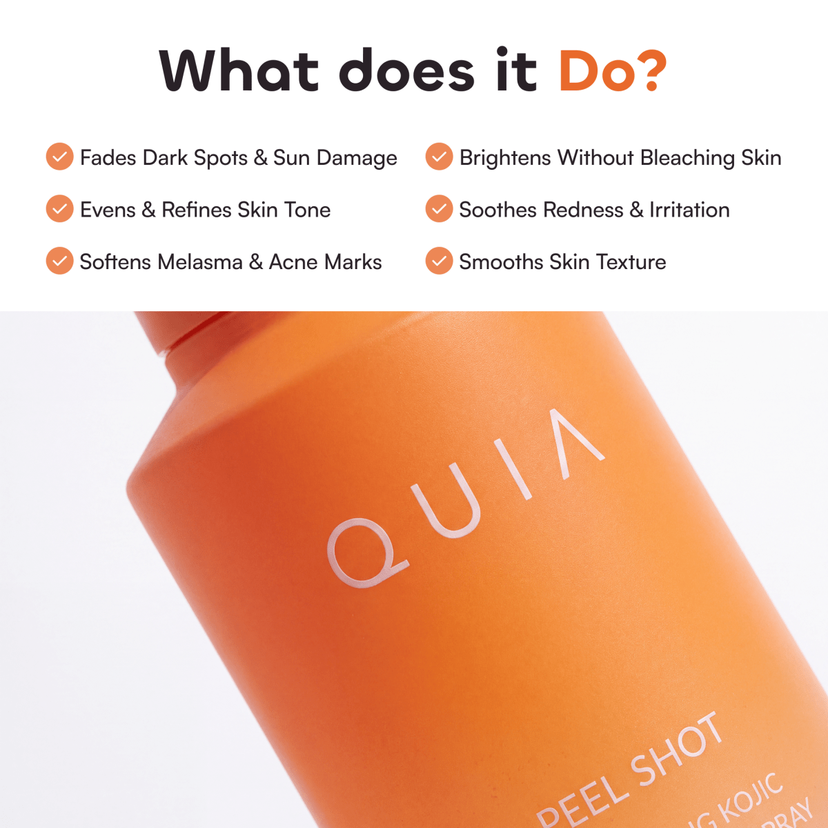 QUIA Peel Shot Kojic Acid Turmeric Spray - Quia Korean Beauty