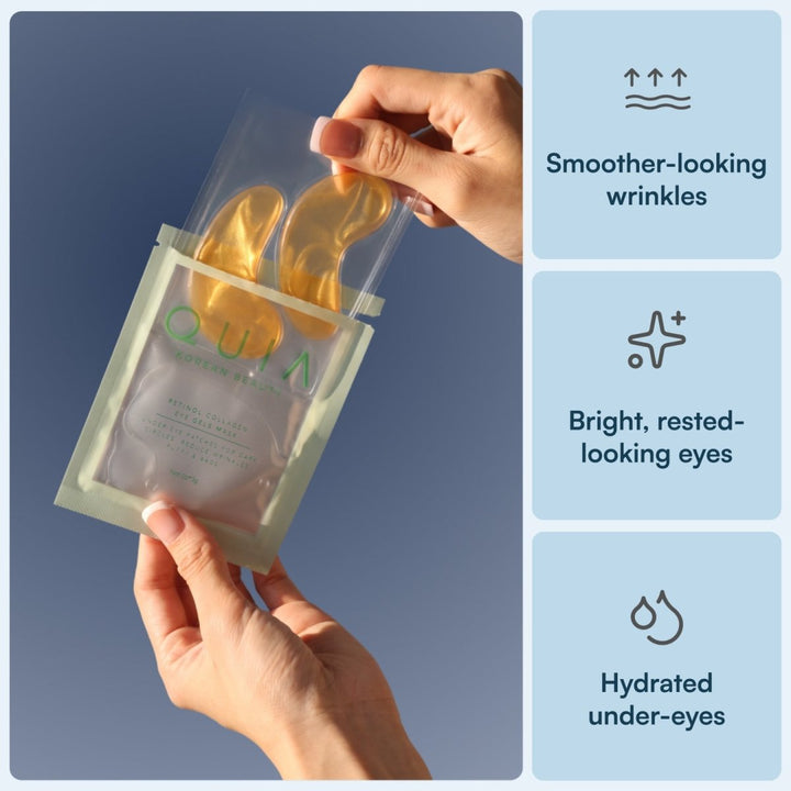 QUIA Retinol Eye Patches - Quia Korean Beauty