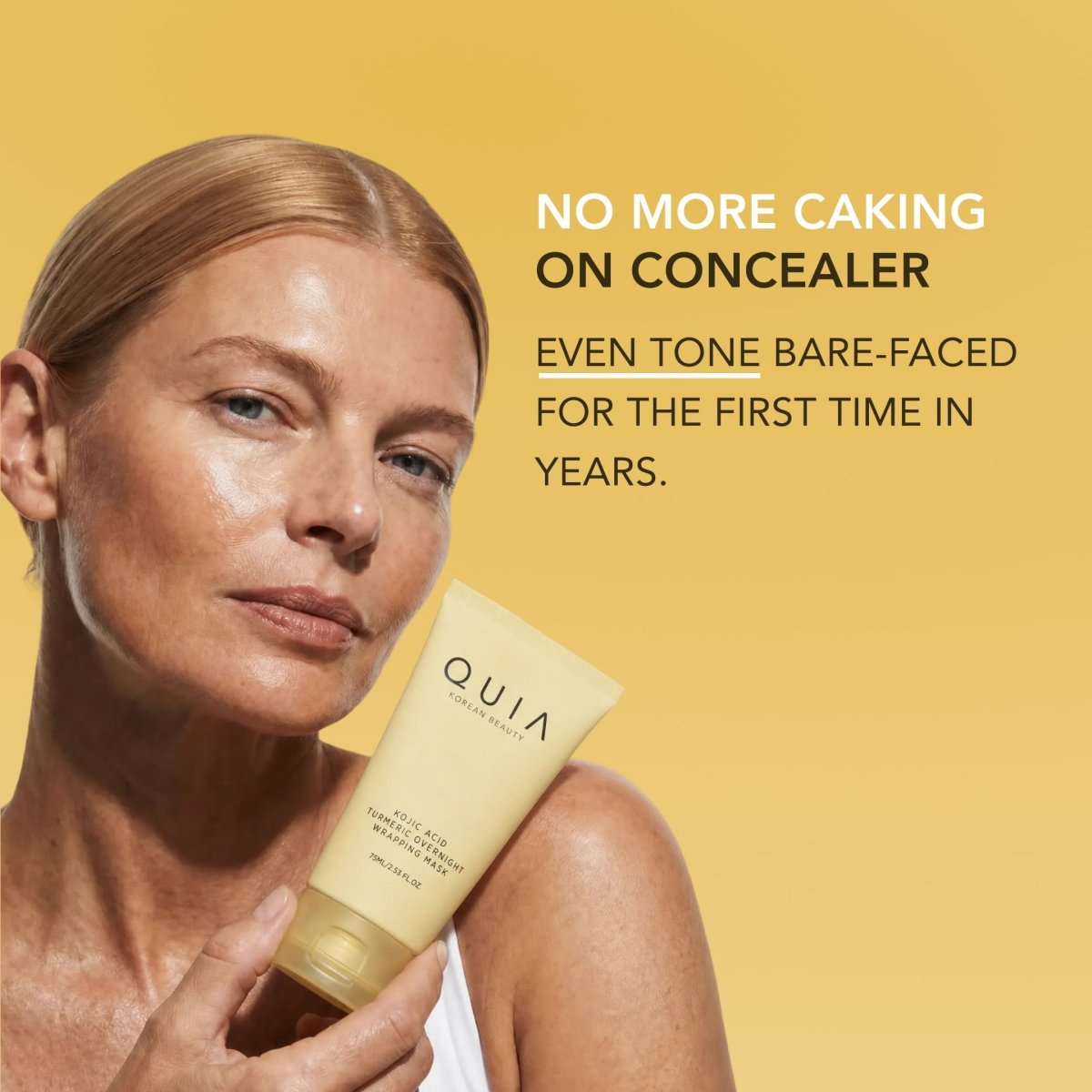 Quia Turmeric & Kojic Acid Overnight Mask - Quia Korean Beauty