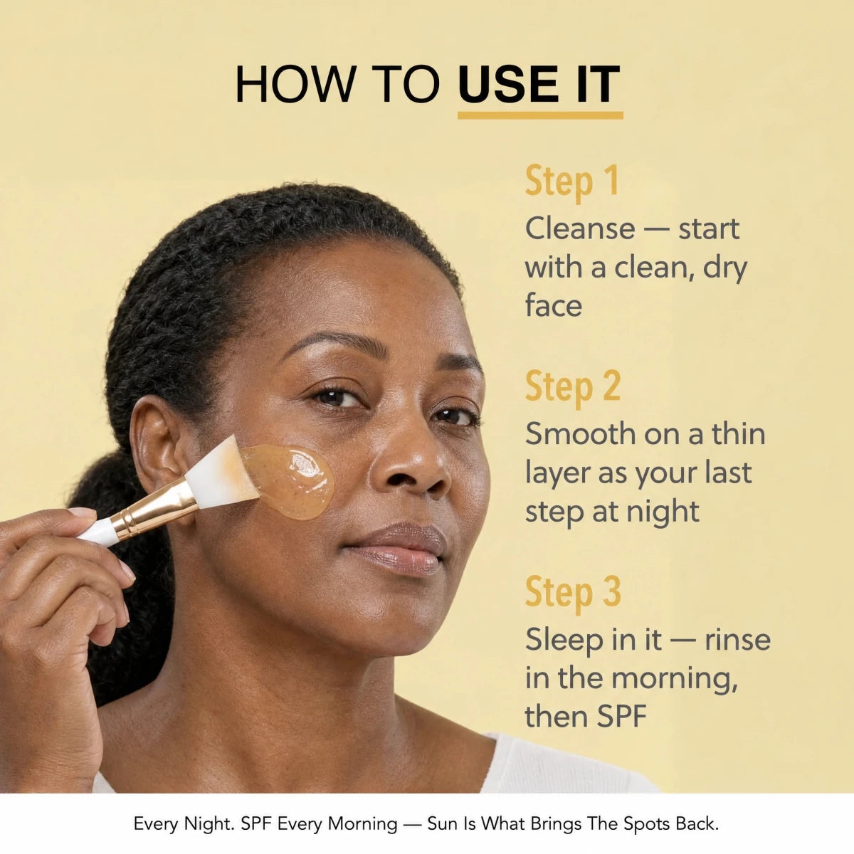 Quia Turmeric & Kojic Acid Overnight Mask - Quia Korean Beauty