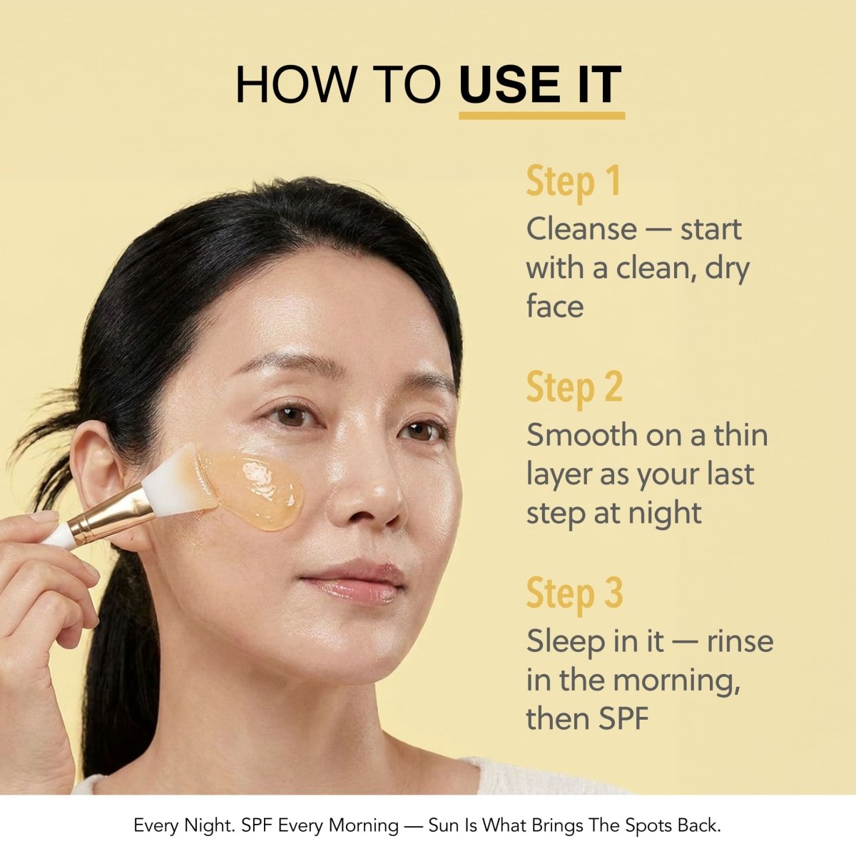 Quia Turmeric & Kojic Acid Overnight Mask - Quia Korean Beauty